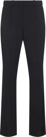 Balenciaga Slim Tailored Pants - Dames - Wijde Broeken - Zwart - 4XS - Leer - Broeken