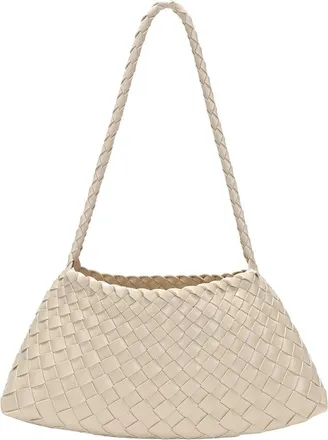 Tiffany & Fred Hand-Woven Leather Shoulder Bag