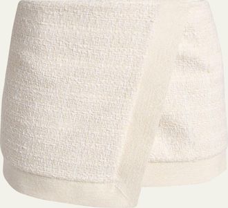 Balmain Asymmetric Mini Skirt