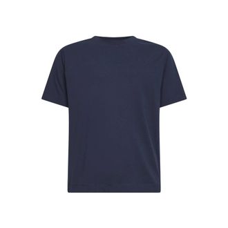 Dries Van Noten T-Shirts, male, Blue, Size: S Cotton Jersey T-Shirt