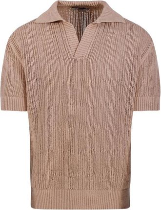 Altea V-neck Short-sleeved Knitted Shirt