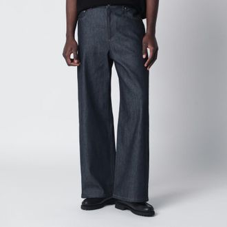 A.P.C. Wide-leg indigo blue jeans