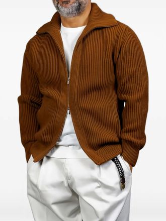 Altea ribbed zip jacket - Brown