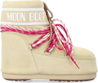 Moon Boot Icon Low Suede - Dames - Winterlaarzen - Geel - 36 EU - Polyester - Schoenen