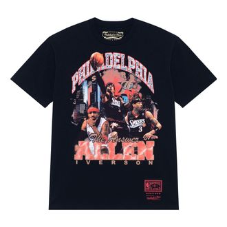 Mitchell & Ness x NBA Philadelphia 76ers Bling T-shirt Allen Iverson SS23JYCHR-04-BLACK