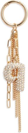 Chelsea28 Pav&eacute; Crystal Inital Bag Charm in Q- Clear- Gold at Nordstrom