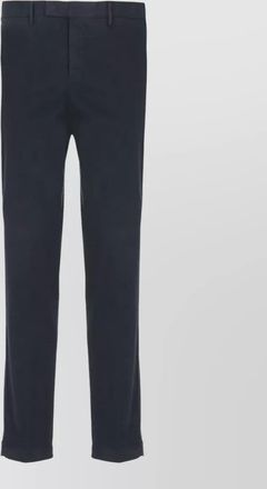 Pantaloni Torino cotton trousers belt loops rear flap pockets