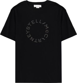 Stella McCartney Black Logo Crew Neck T-Shirt