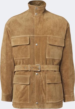 Arma Doran belted suede jacket