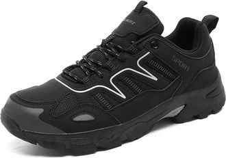 Generic Mens Hiking Walking Boots Size 10, Mens Walking Boots: Hiking Shoes Mens Trekking Footwear Barefoot Comfortable Trail Running Shoe Cushioned Wide Fit 