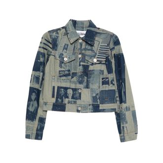 Jean Paul Gaultier Denim Jackets, female, Blue, Size: M Outerwear Jean Paul Gaultier