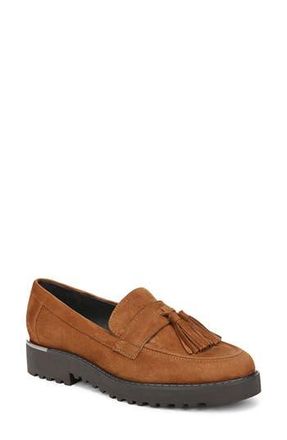 Franco Sarto Carolyn Tassel Loafer in Saddle Brown at Nordstrom Rack, Size 11