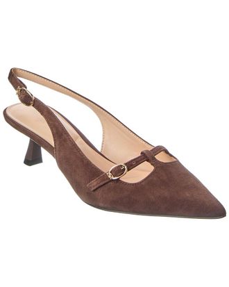 Dune London Deserving Suede Slingback Pump