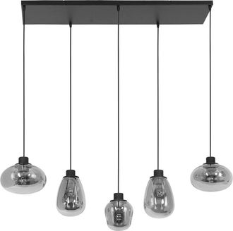 Steinhauer Steinhauer - L&aacute;mpara Colgante - Reflexion - Negro - Vidrio Metal