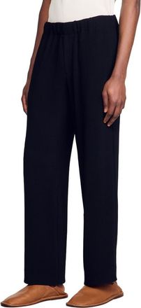 Sandro Pleated trousers in Black at Nordstrom, Size 3631 Eu