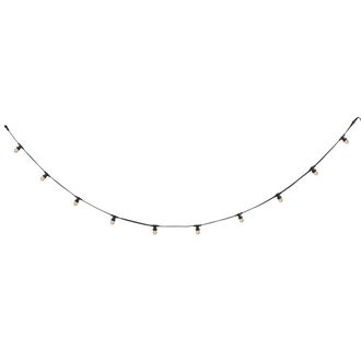 QAZQA Qazqa Guirnalda De Luces Negra Conectable Con Enchufe, 6m, 10