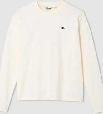 Ellesse Womens Antoine LS Tee - Off White - Cream - Size: 14