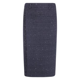 Semicouture Midi Skirts - Skirts - Mujer - Negro - XS