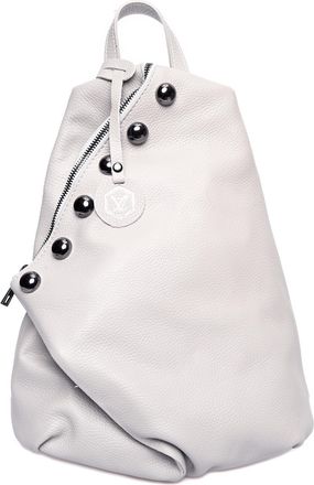 Luisa Vannini Grijs Rundleer Tas