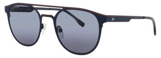 Lacoste Blue Oval Unisex Sunglasses L275S 424 53