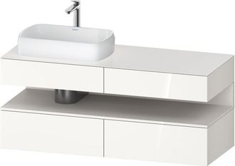 Duravit Qatego Consola Mueble Bajo Lavabo, 2 Extensiones, 2 - Duravit