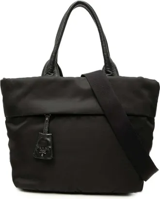Prada Pre-owned Prada Tessuto Reversible Satchel Unisex DCD2RJTFWTFTIXY8
