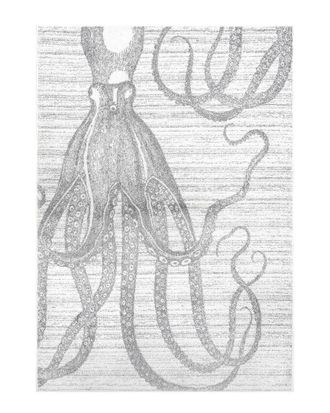 nuLOOM Thomas Paul Power loomed Octopus Rug