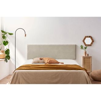 Moonia Moonia - Cabecero Tapizado Nova Acualine 90x50x5 Cm - Beige Tostado