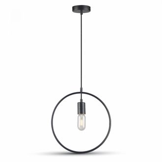 Trade Shop Trade Shop Traesio - Trade Shop - Metal Lampadario Con Tondo Cerk A Sospension Design Moderno 7322