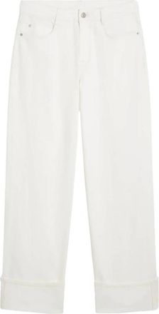 Summum Dames, Jeans, Beige, Maat: 2XL Katoen