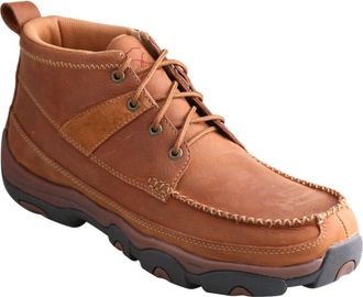 Twisted X Boots Mens Driving Moc Hiker Shoes In Brown