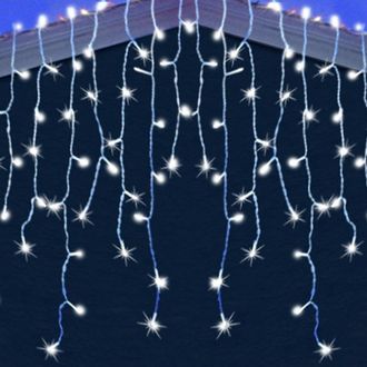OEM Guirnalda De Luces, 400 Led, 9,75 M, 8 Modos, Icono De Hielo, Para Exteriores, Jard&iacute;n