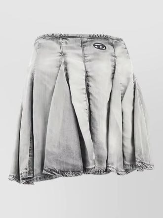 Diesel spiki fsi mini skirt pleated washed