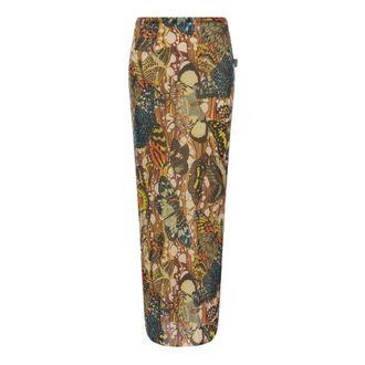 Jean Paul Gaultier Maxi Skirts, female, Multicolor, 2XS, The Yellow Butterfly Skirt
