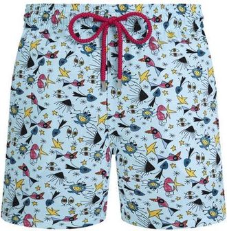 Vilebrequin Stretch Short Swim Trunks in Island Turquoise at Nordstrom, Size Xx-Large
