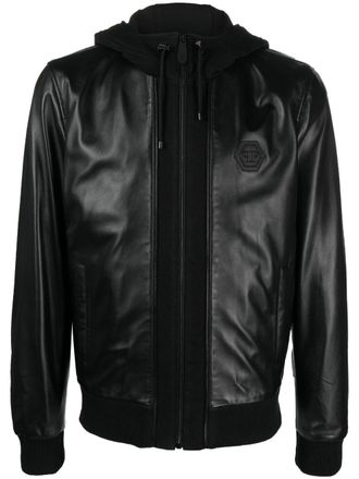 Philipp Plein Giacca con cappuccio - Nero