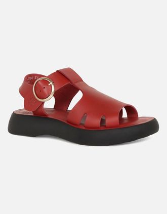 FLY London Womens Bady Womens Sandals - Red - Size: 4