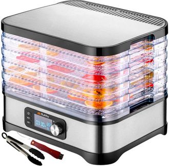 OEM Secador De Frutas, Setas Y Verduras Stilhoff Con Termocirculaci&oacute;n Y Temporizador Inox 25928