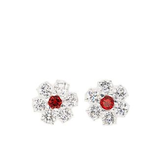 Hatton Labs Earrings, male, Gray, Size: ONE SIZE Flower Shape Stud Earrings