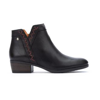 Pikolinos Casual Daroca Enkellaars - Dames - Enkellaarsjes - Zwart - 36 EU - Leer - Schoenen