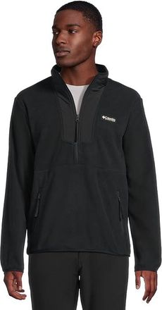 Columbia Sequoia Grove Half Zip Fleece Mens Jacket Black : 2XL, Polyester