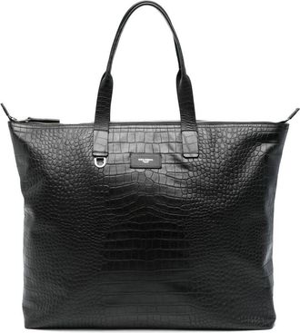 Dolce & Gabbana Crocodile-embossed Leather Tote Bag