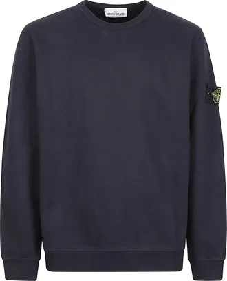 Stone Island Classic Cotton Branded Patch Sweatshirt