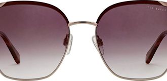 Ted Baker Womens Ted Baker Womens Baye Sunglasses in Rose Gold