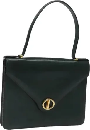 Dior Pre-owned Handbags, female, Green, Size: ONE SIZE Pre-owned Vintage Hand Bag