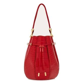 Ferragamo Inlays S Drawstring Bucket Bag