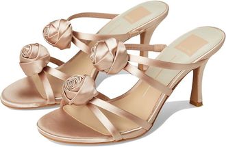 Dolce Vita Linzy Womens Sandals Light Blush Satin : 7.5 M, Rubber
