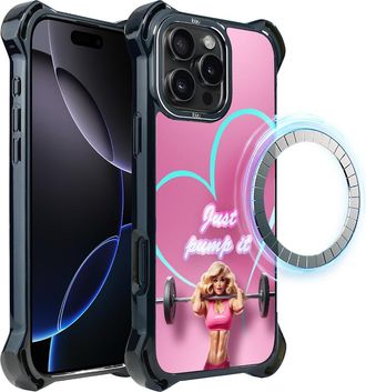 OEM Funda Ibizu Dropguard Ultra Para Iphone 16 Pro Max Con Magsafe, Move, Pump It Love