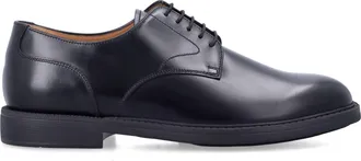 Churchs Polished Leather Derby Shoes With Classic Lace-Up Design