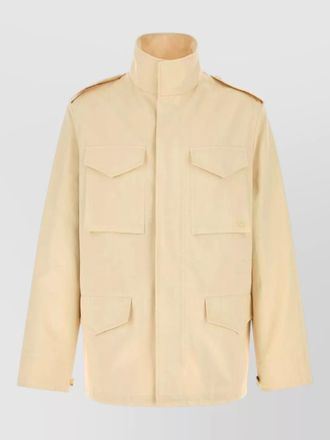 Valentino Garavani jacket vlogo signature high collar epaulettes